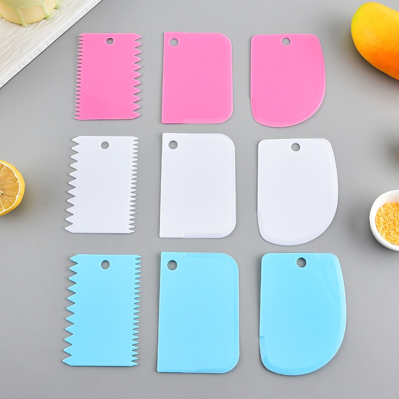 Fondant Smoother Set - 3 unids/lote raspador de crema más
