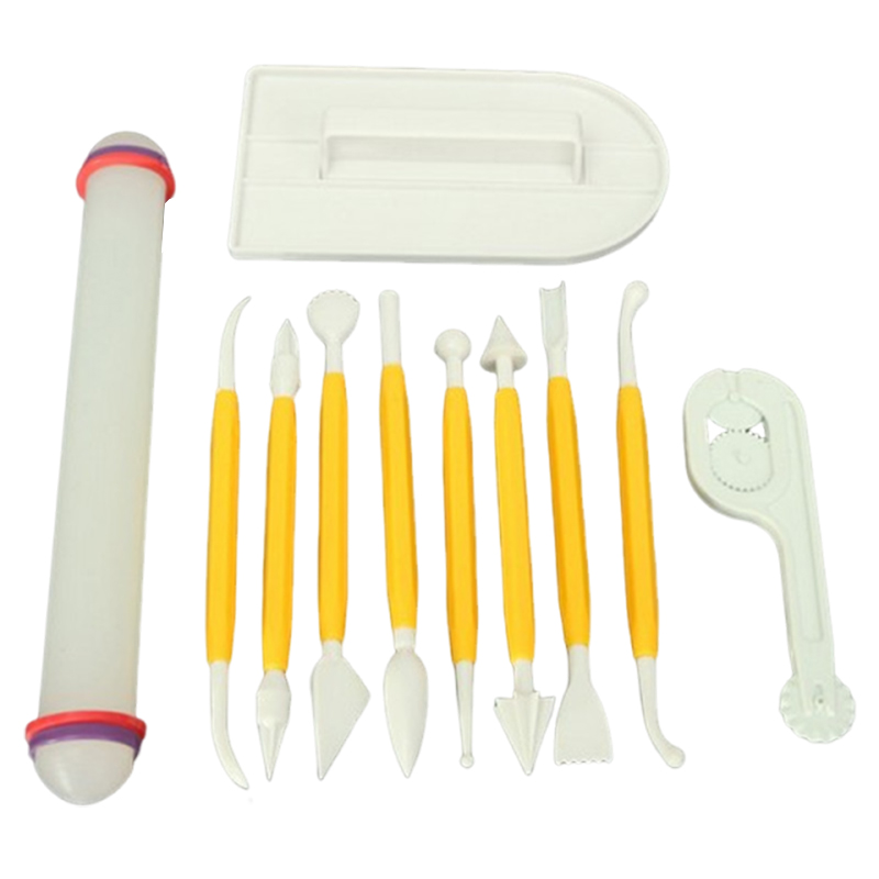 Fondant Smoother Set - 11 unids/set herramientas para hornear pasteles