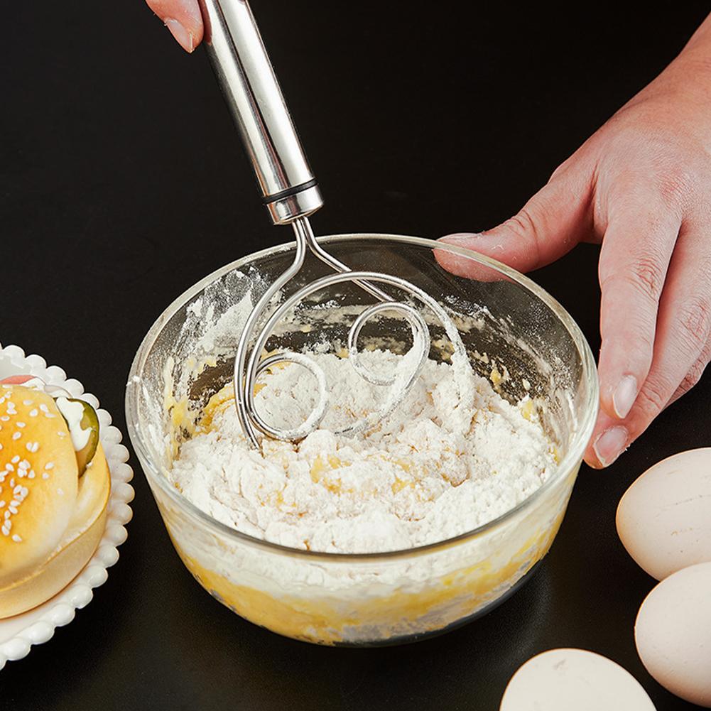 Bread Baking Kitchen Utensils - Batidor de masa de acero inoxidable
