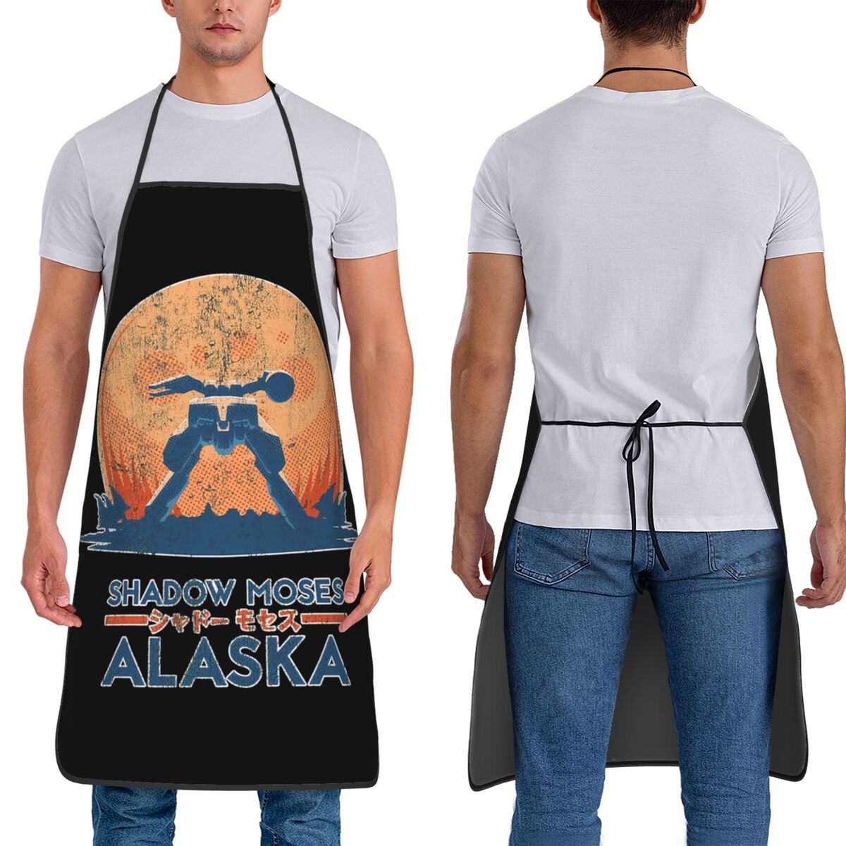 Kitchen Baking Island - Delantales Shadow Moses Island para Chef,