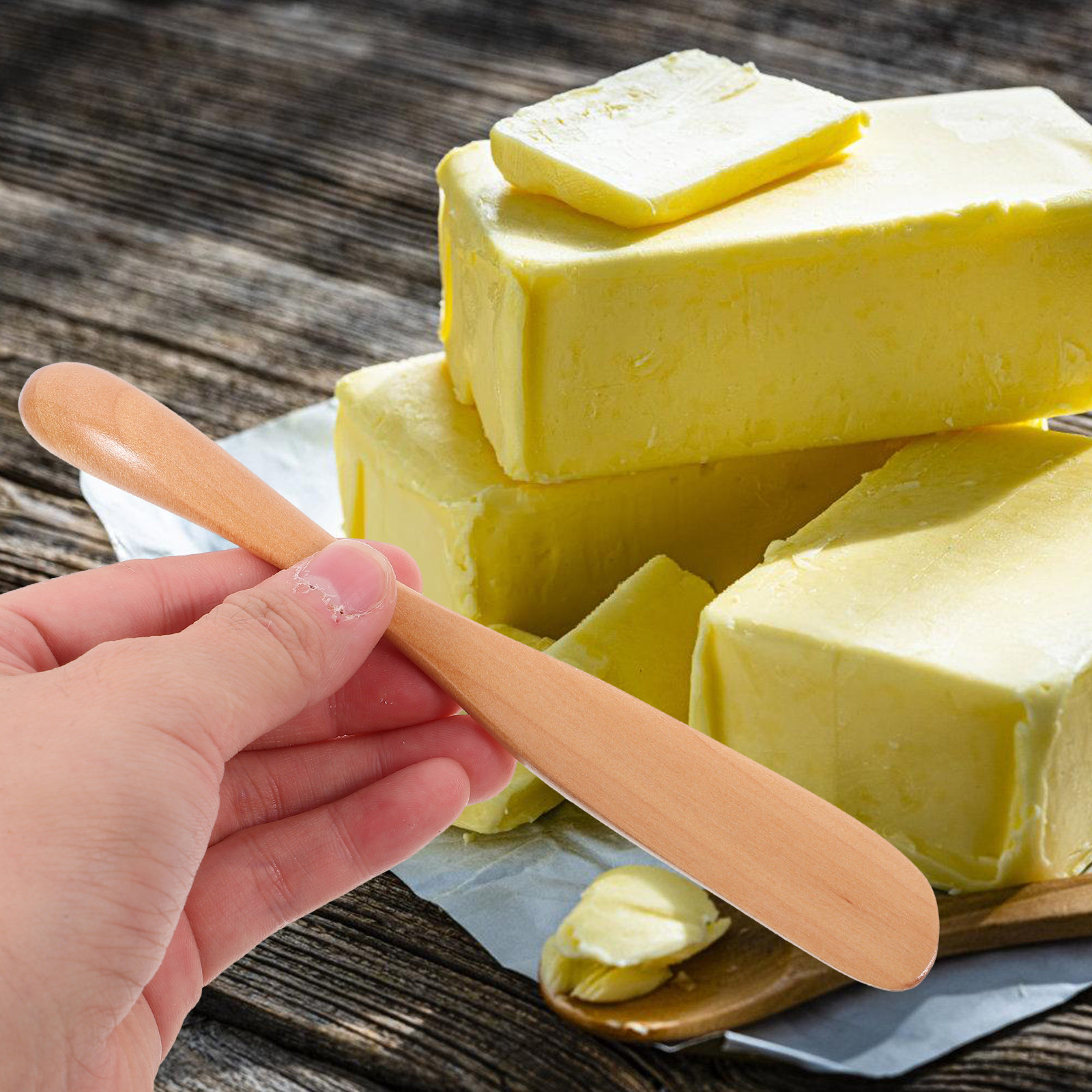 Kitchen Baking Utensil - Juego de 5 utensilios de madera