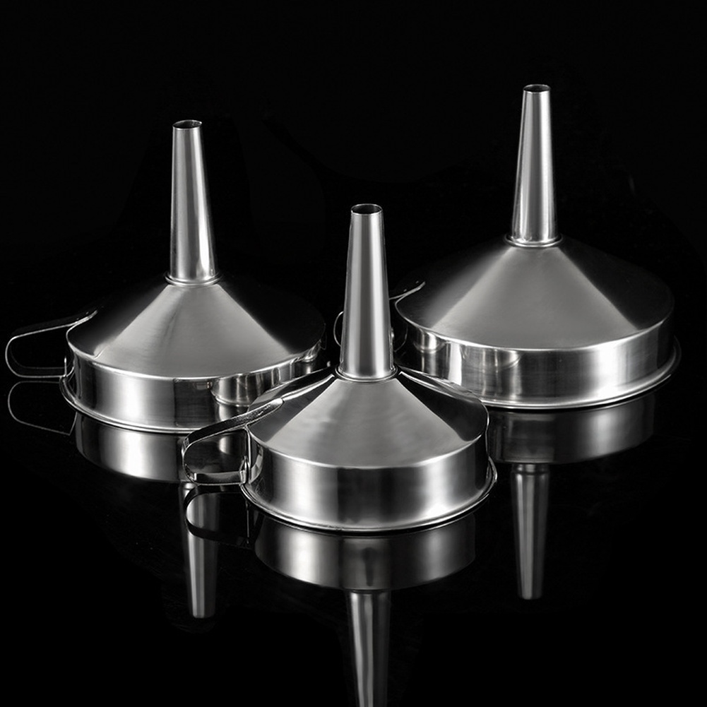 Kitchen Q - Embudo de acero inoxidable para aceite