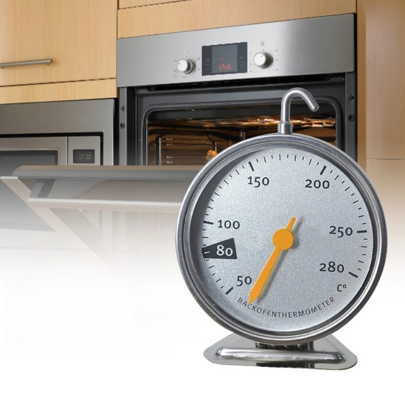 Oven Thermometer Analog - Termómetro de Horno de Acero Inoxidable