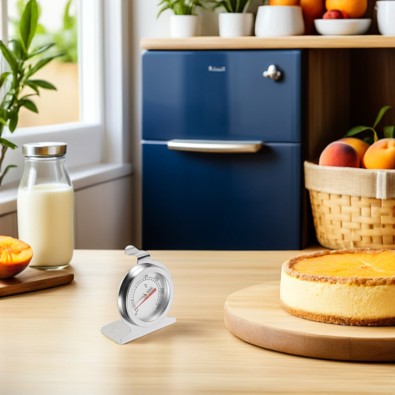 Oven Thermometer Analog - Termómetro de Horno de Acero Inoxidable
