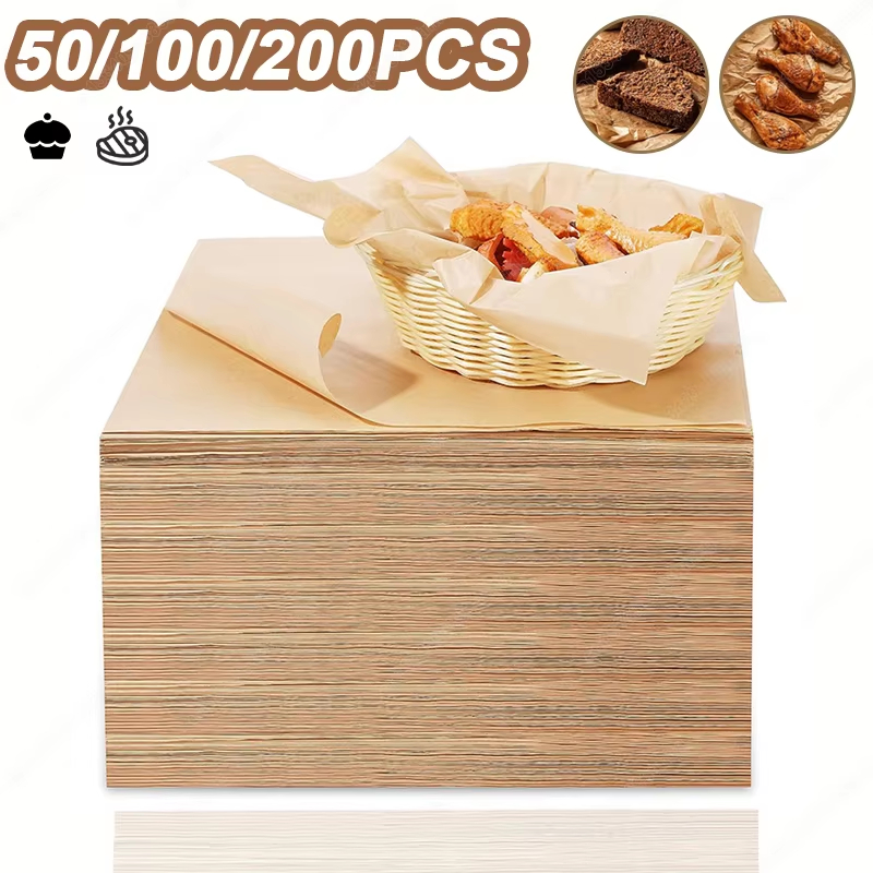 Kitchen Baking Utensil - 50/100/200 Uds. Papel para hornear pergamino