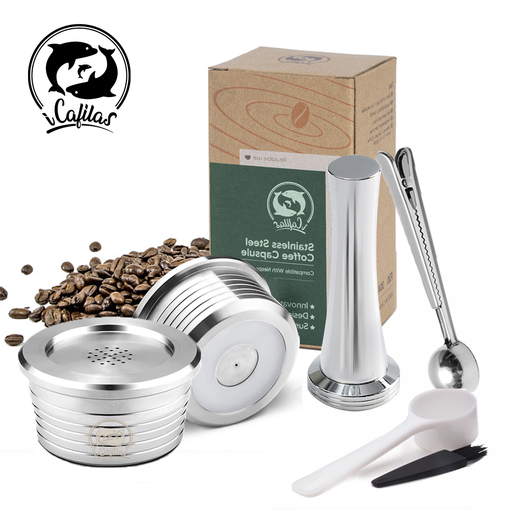 Kitchen Q - Cápsula de café reutilizable de acero