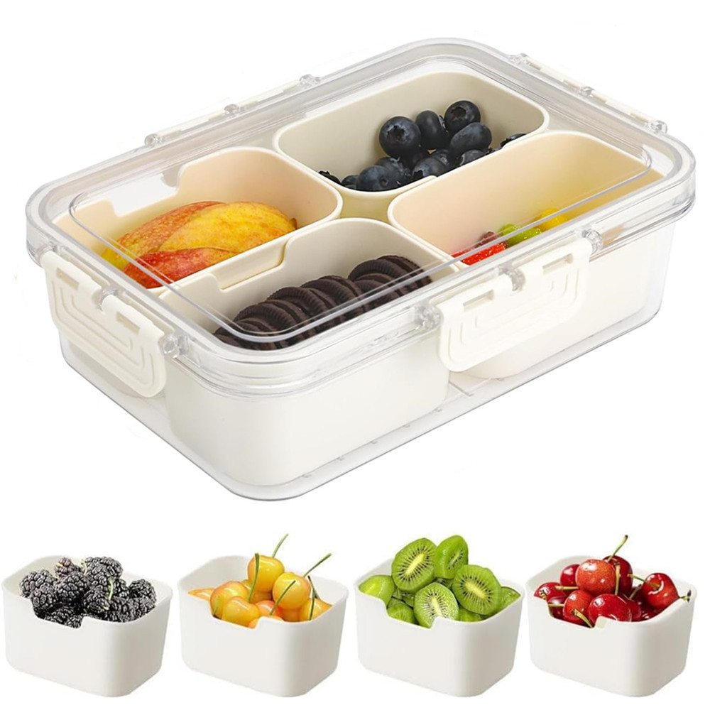 Kitchen Baking Tray Organizer - Caja Portátil para Almacenamiento de Alimentos,