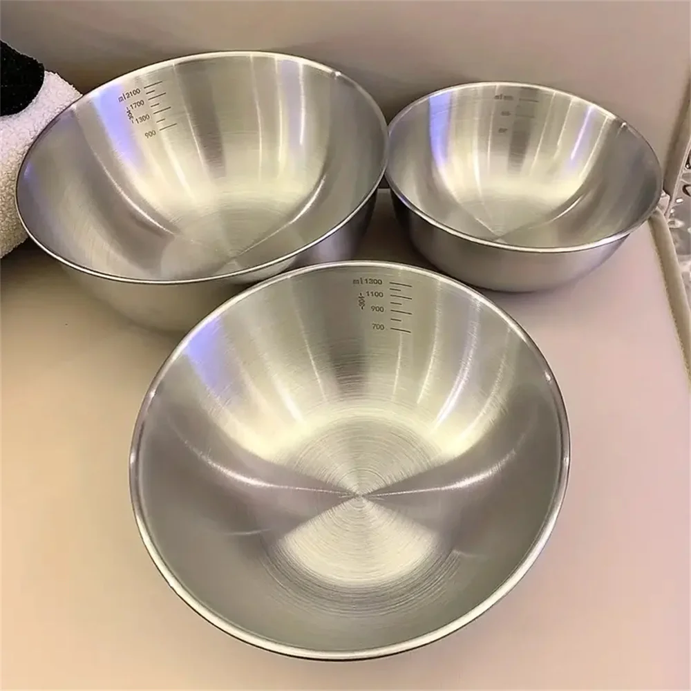 Kitchen Baking Bowls - Juego de 1-3 Recipientes de Acero