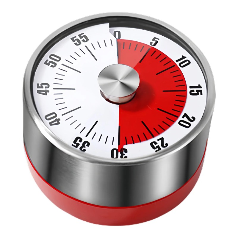 Kitchen Baking Timer - Temporizador Visual Mecánico de 1 Pieza,