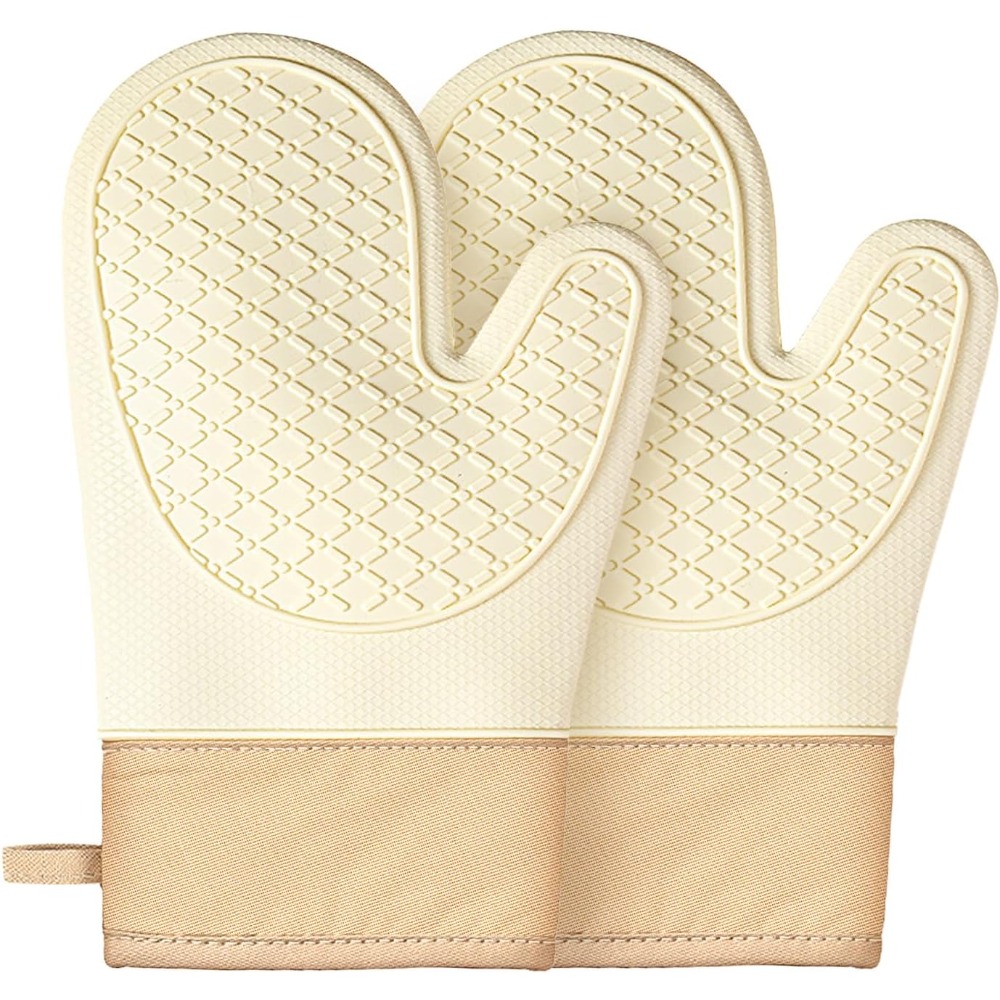 Kitchen Oven Baking Pans - Juego de 2 guantes de silicona