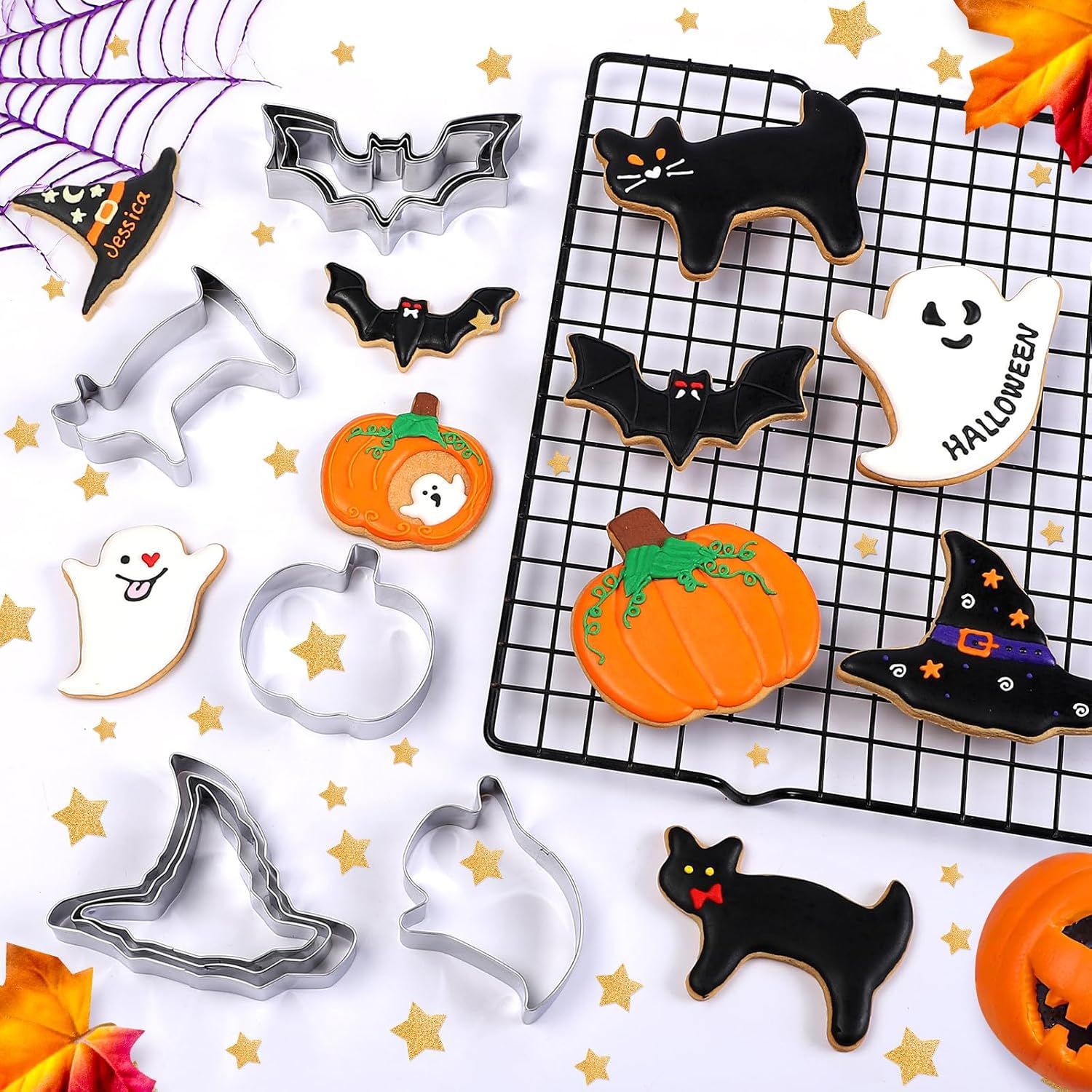 Kitchen Witch Baking - Molde para Galletas de Halloween, 3