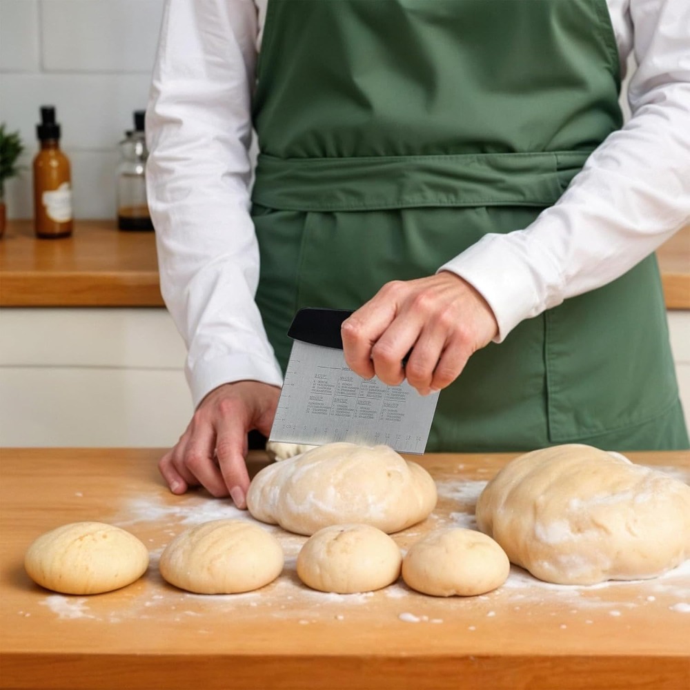 Bread Baking Kitchen Utensils - Juego de 2 Espátulas y Cortadores