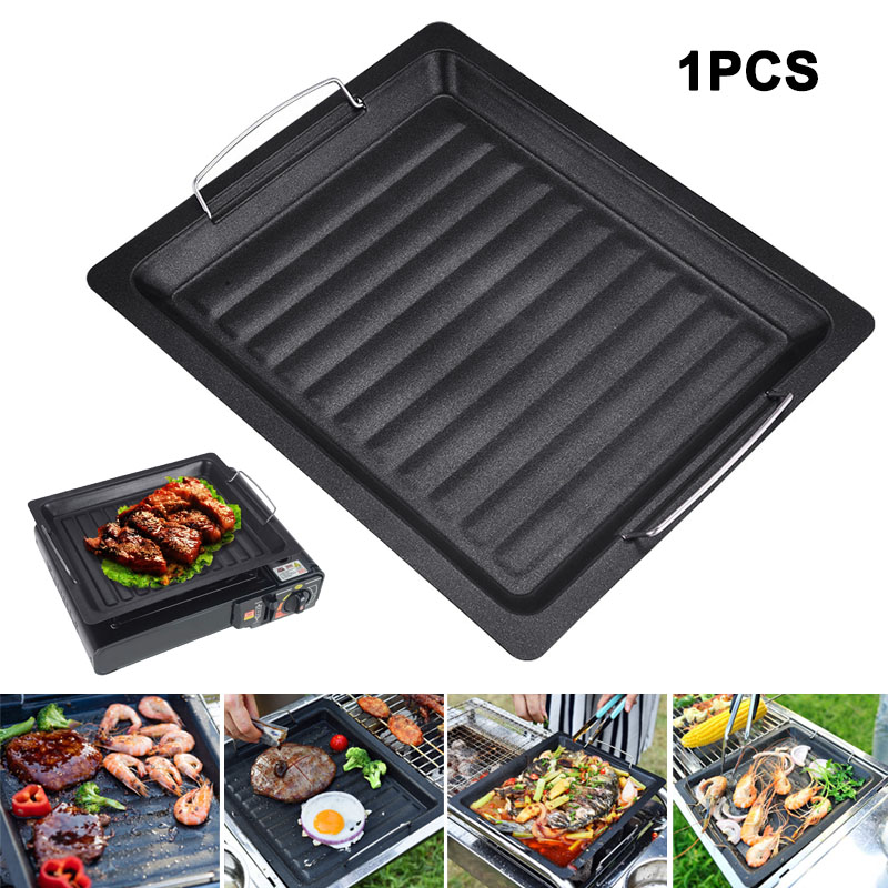 Kitchen Baking Containers - Sartén cuadrada gruesa para exteriores con