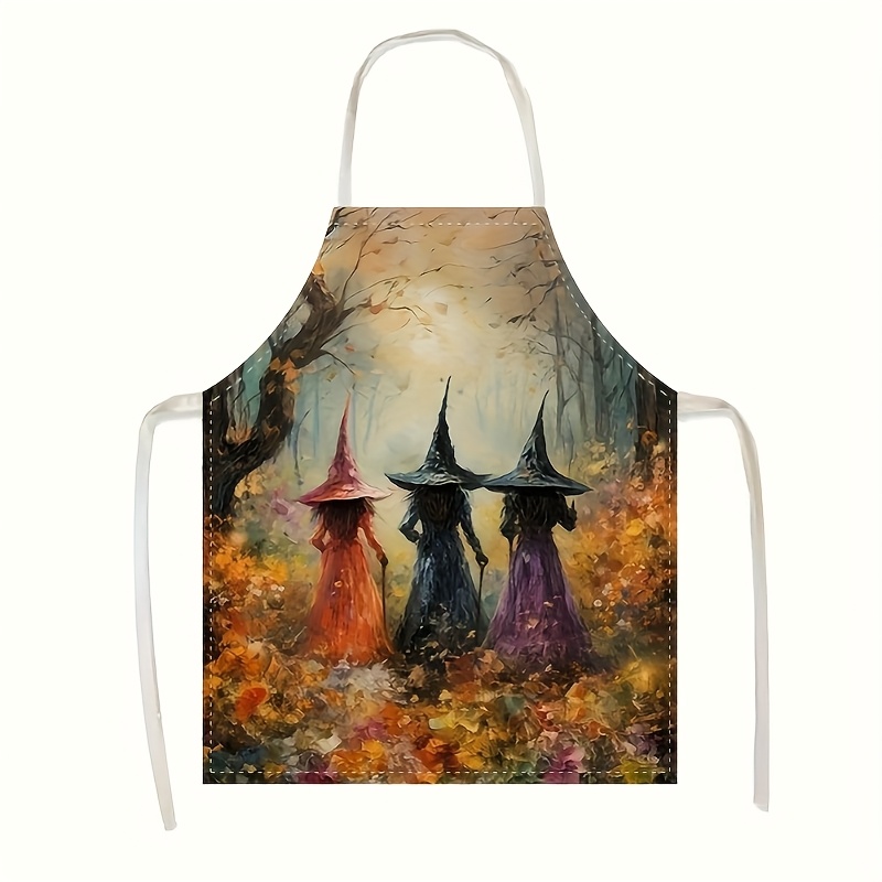 Kitchen Witch Baking - Delantal de Halloween para mujer, delantal
