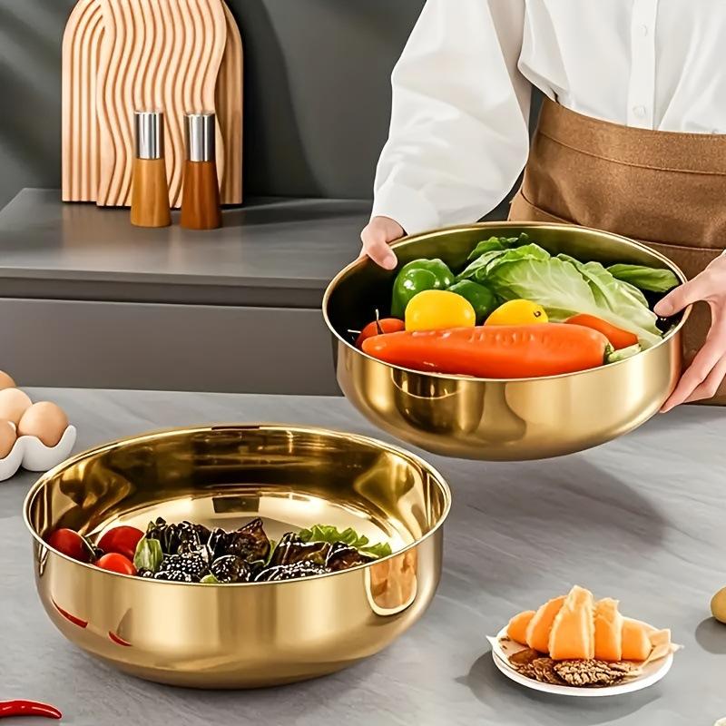 Kitchen Baking Bowls - Nuevo Tazón Mezclador de Acero Inoxidable