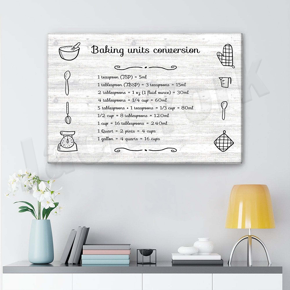 Kitchen And Baking Life - Impresiones para hornear, arte de conversión