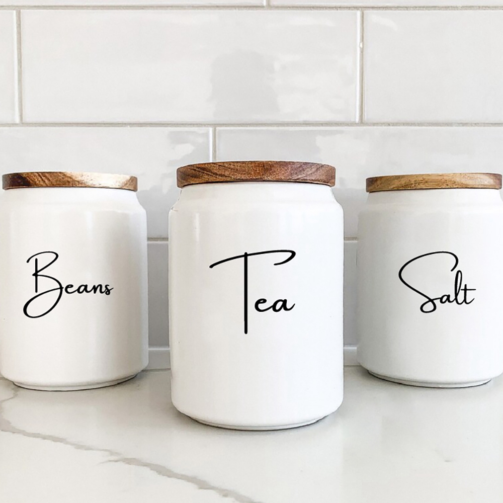 Kitchen Baking Quotes - Etiquetas adhesivas para tarros y bote