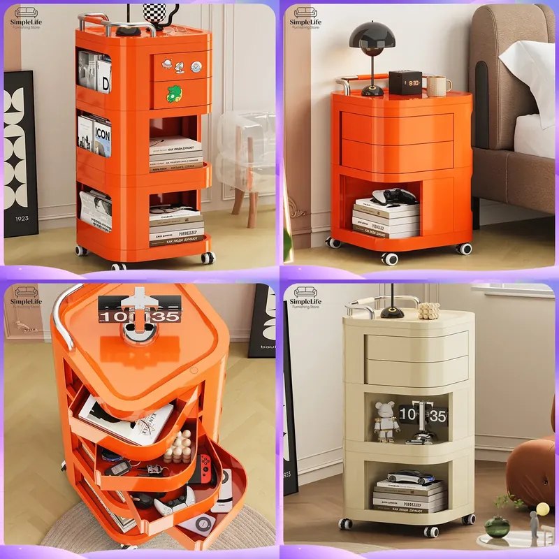 Kitchen Baking Island - Carrito de Cocina con Ruedas, Carro
