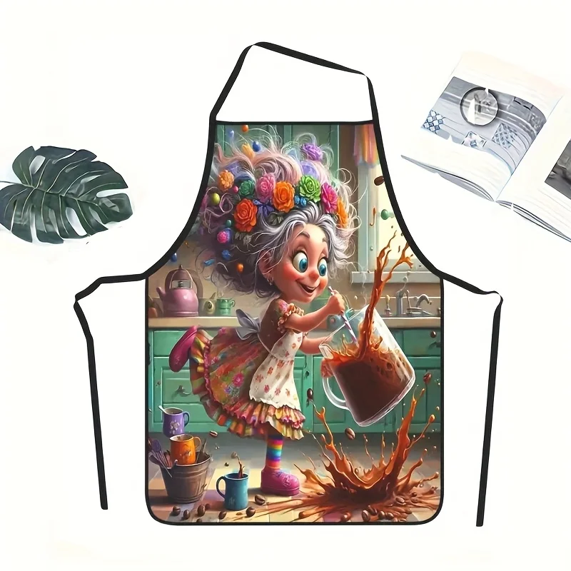 Kitchen Witch Baking - Delantal de Cocina con Diseño de