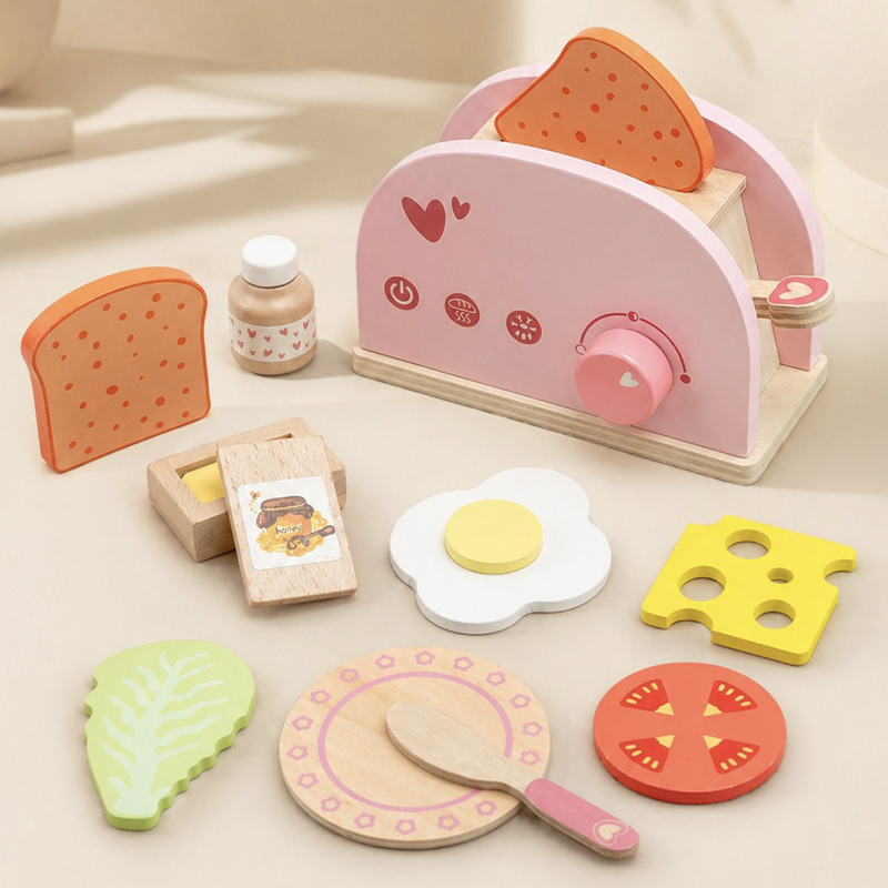 Kitchen And Baking Life - Juego de Cocina de Madera para