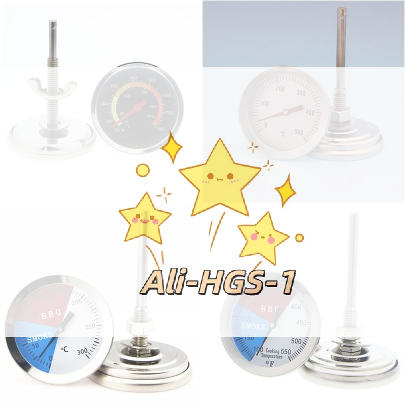 Oven Thermometer Analog - Termómetro Analógico para Parrilla, Esfera Grande
