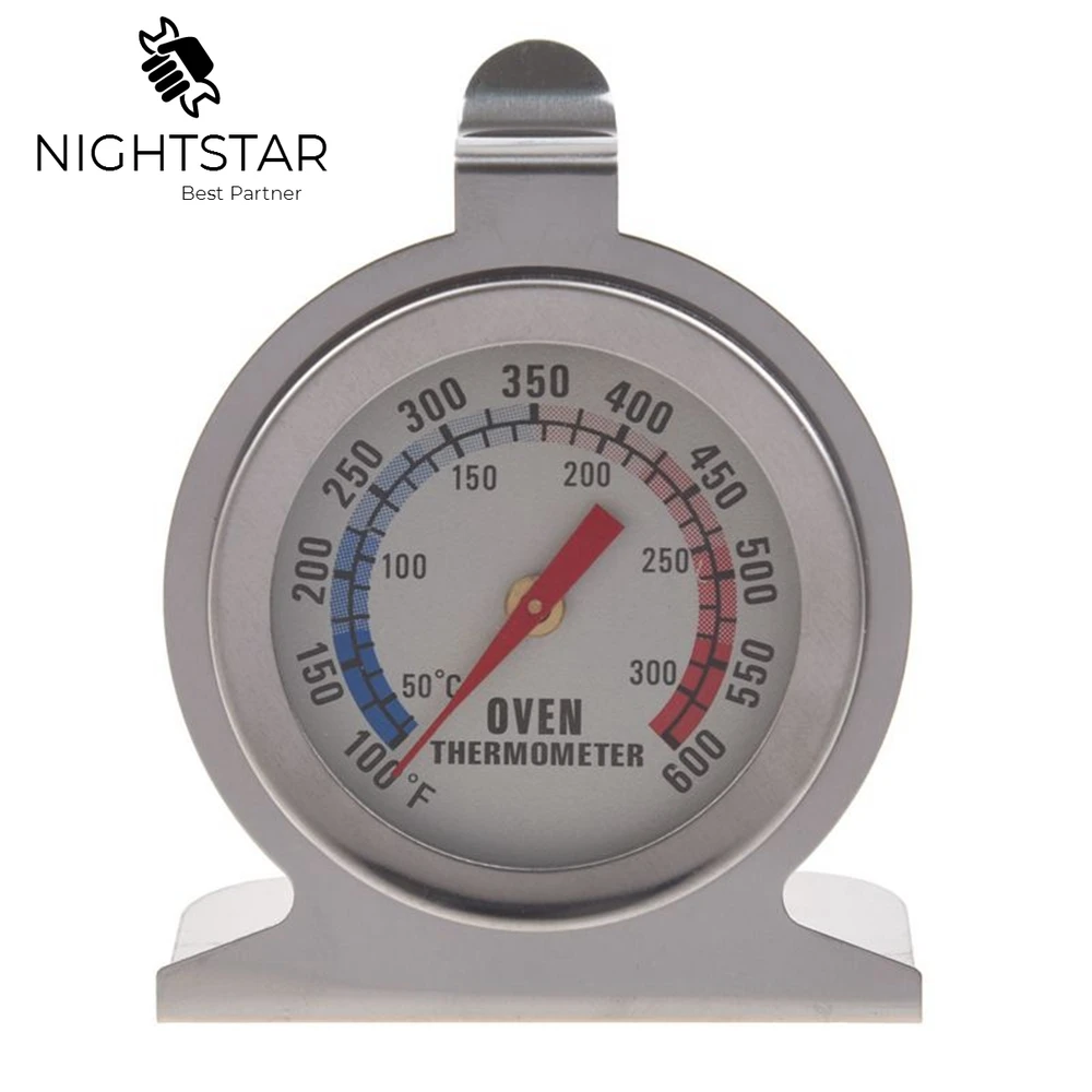 Oven Thermometer Analog - Termómetro especial de acero inoxidable para