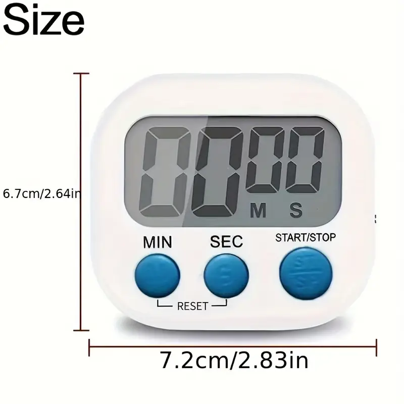 Kitchen Baking Timer - Temporizador Electrónico Multifunción para Cocina, Cronómetro