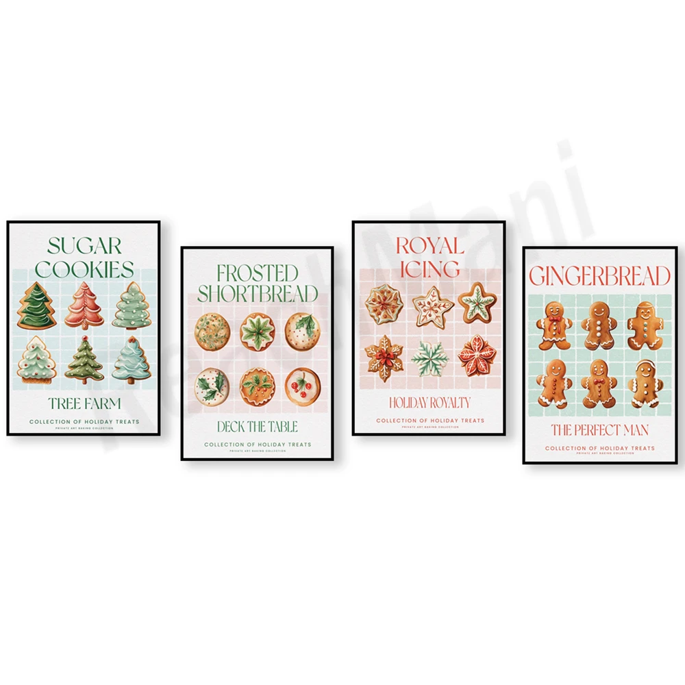 Kitchen And Baking Life - Arte navideño, galletas navideñas, pan de