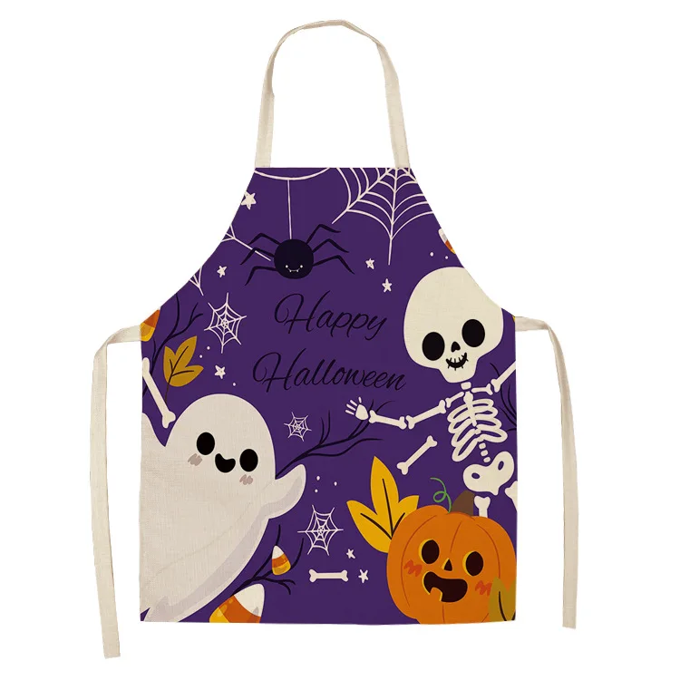 Kitchen Witch Baking - Delantal de lino y algodón para