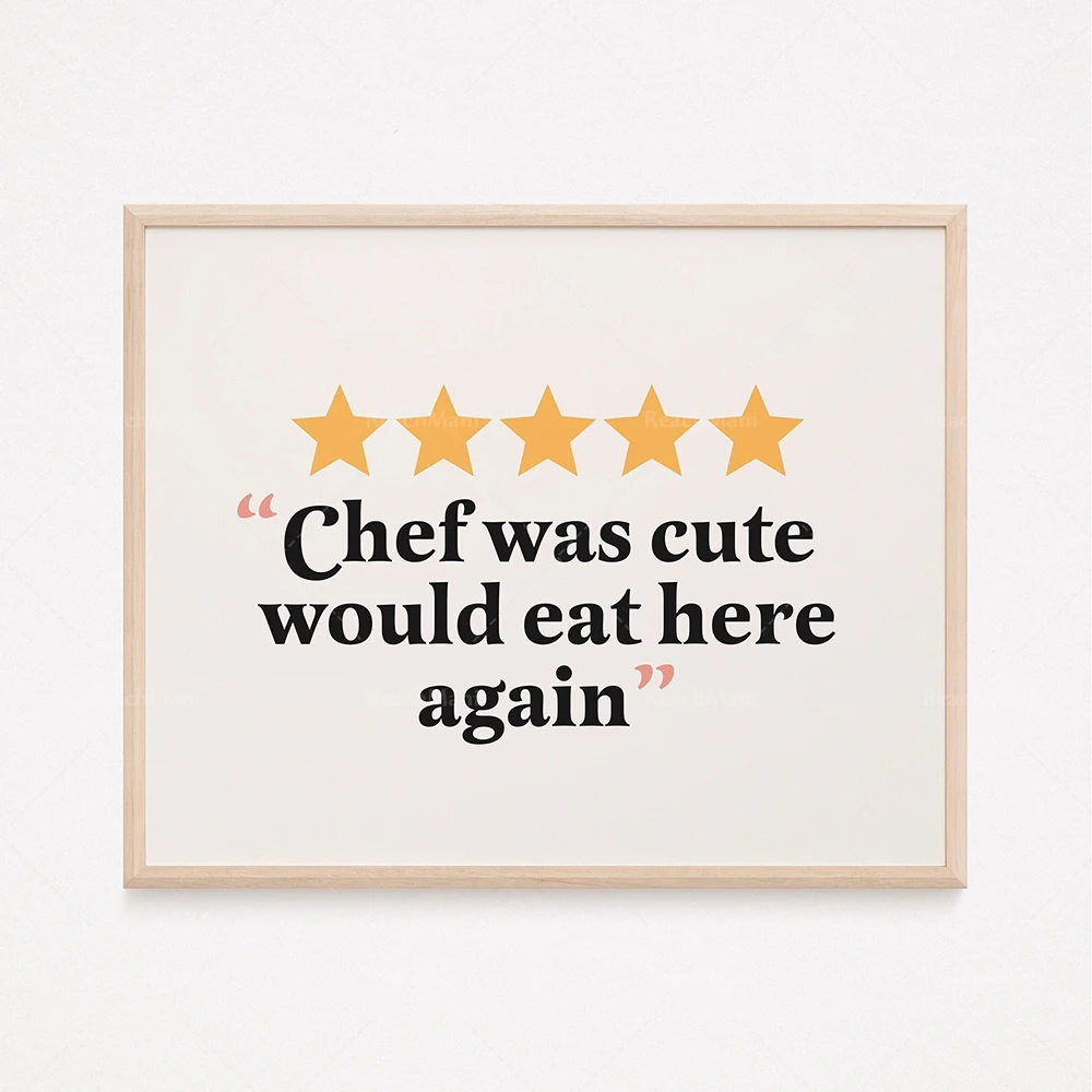 Pósteres con citas divertidas  - Kitchen And Baking Life reseña y precio