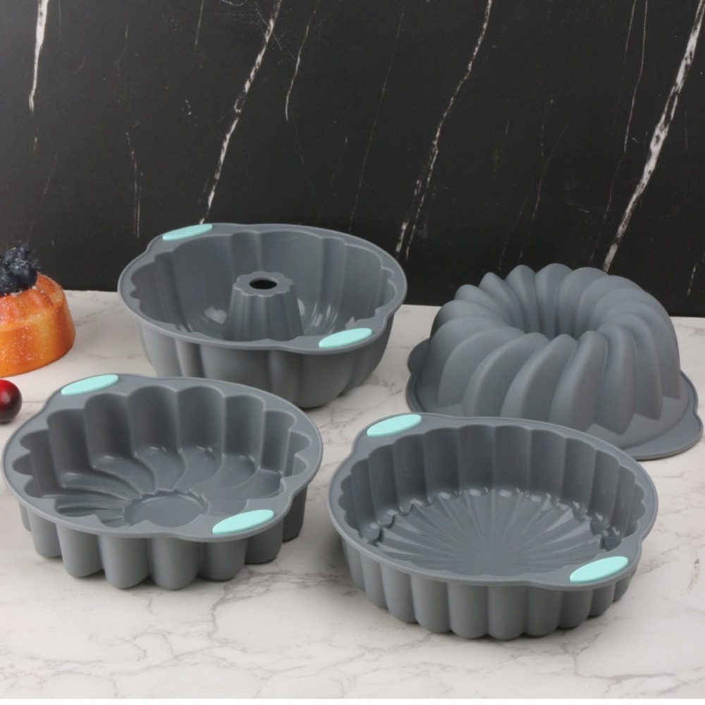 Moldes de silicona para pastel - Kitchen Oven Baking Pans reseña y precio
