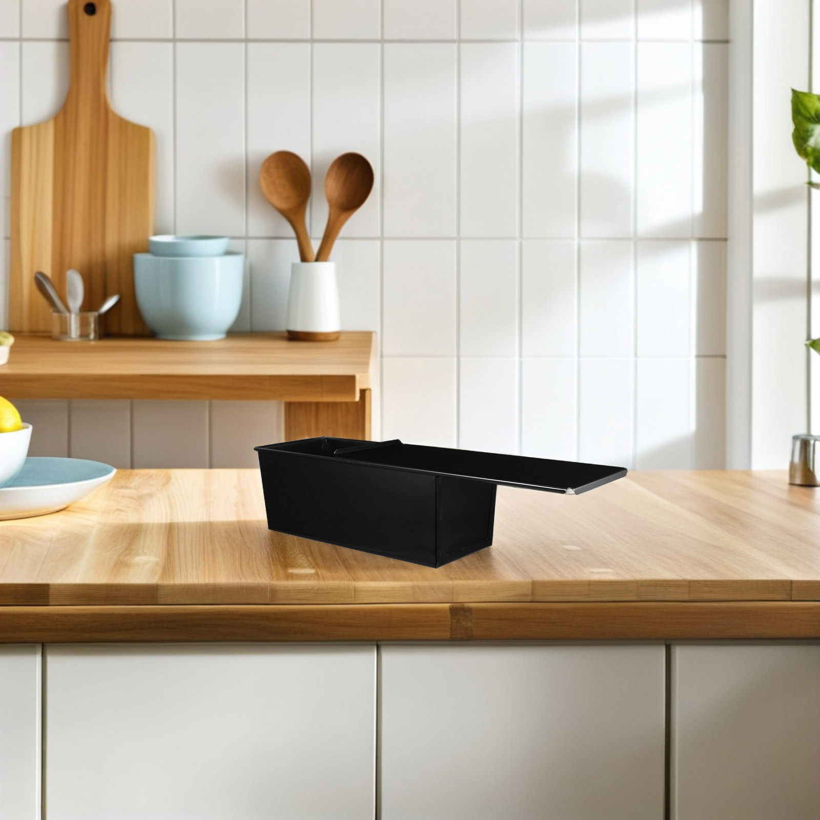 Molde para Pan Cuadrado con Ta - Kitchen Oven Baking Pans reseña y precio