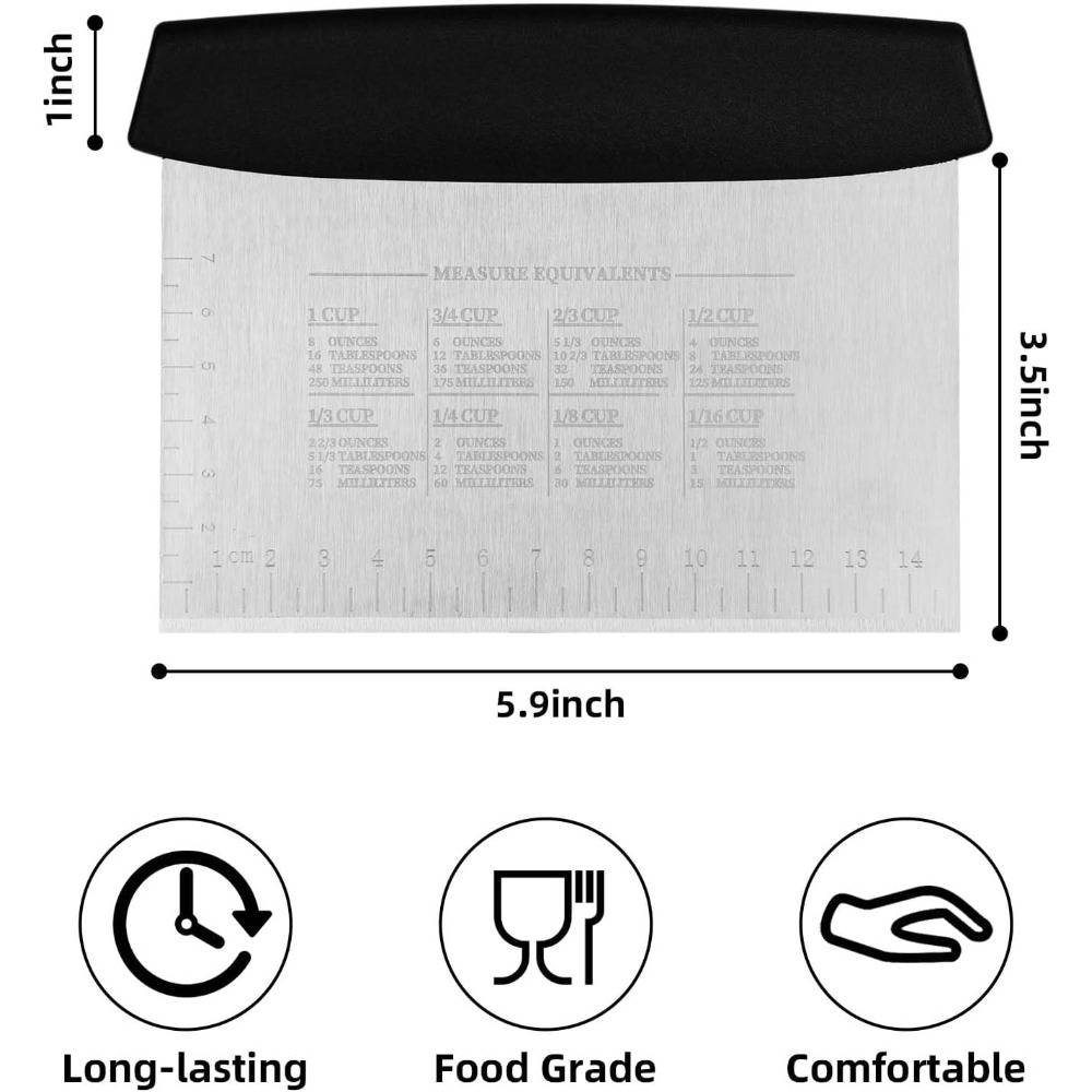 2 Espátulas Raspadoras de Acer - Bread Baking Kitchen Utensils reseña y precio