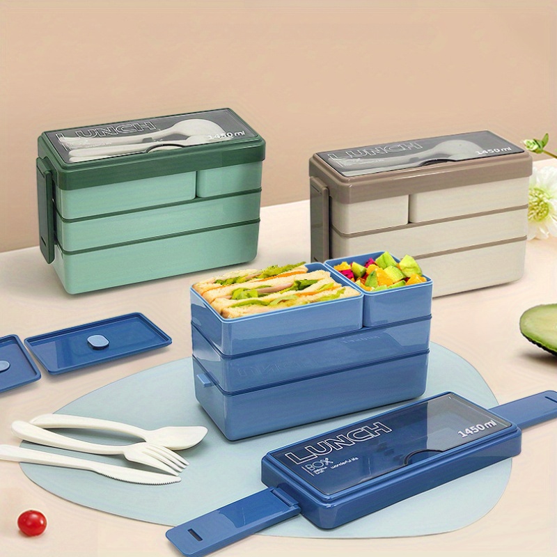 Fiambrera Bento de 1450ML, gra - Kitchen Baking Tray Organizer reseña y precio
