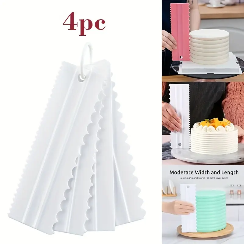 Juego de 4 Espátulas para Past - Fondant Smoother Set reseña y precio