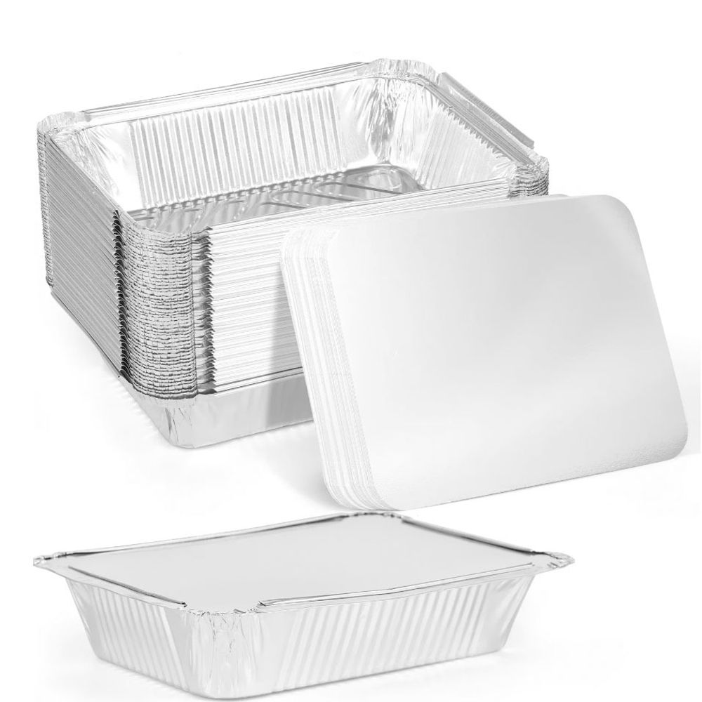 Bandejas de papel de aluminio  - Kitchen Baking Containers reseña y precio