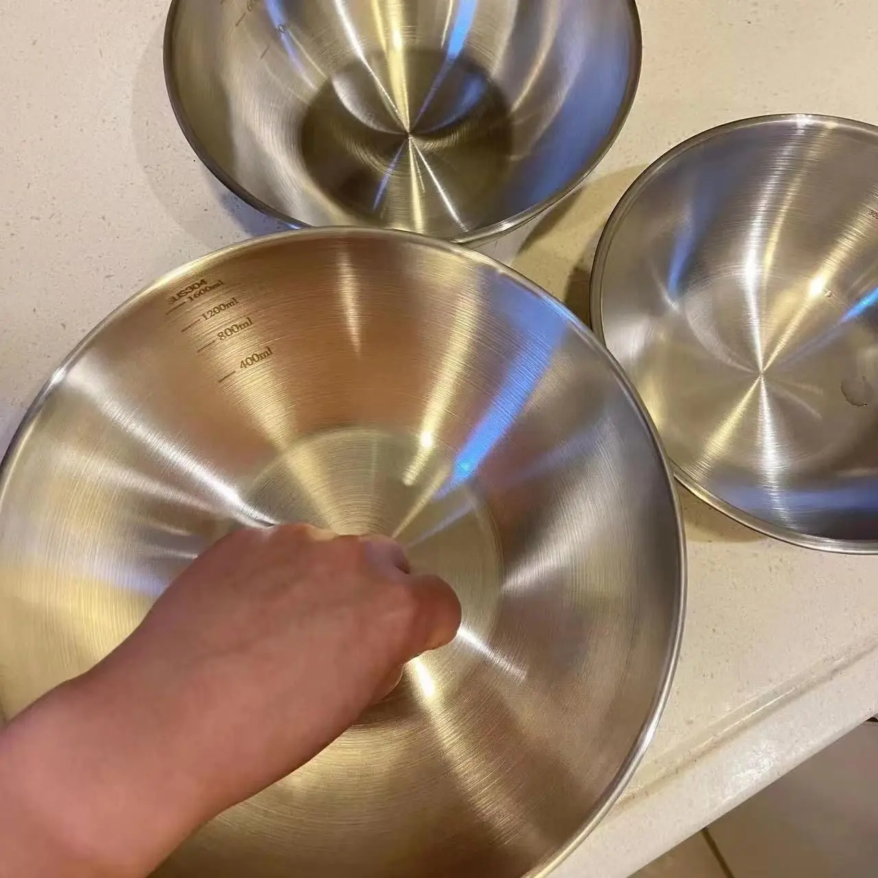 Juego de 1-3 Recipientes de Ac - Kitchen Baking Bowls reseña y precio