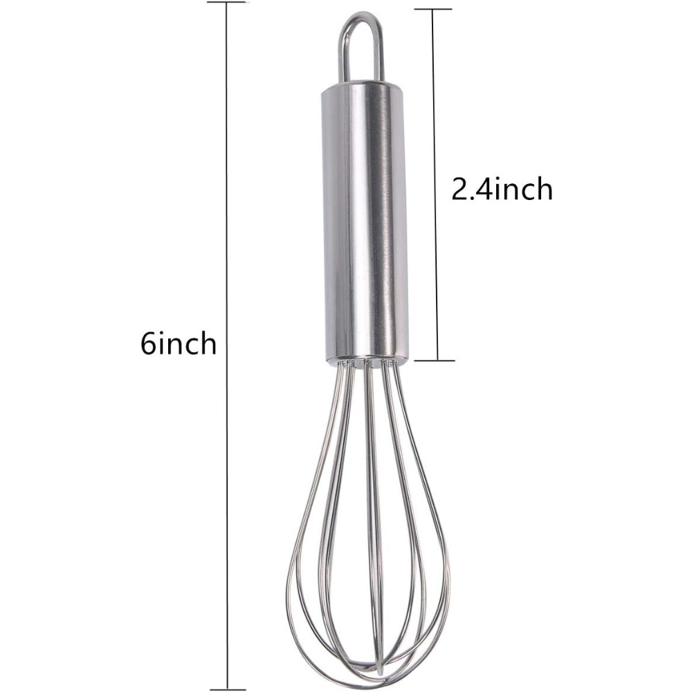 Mini batidor de acero inoxidab - Kitchen Baking Containers reseña y precio