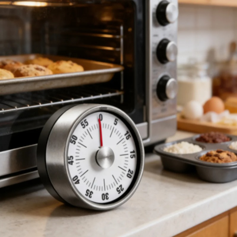 Temporizador Visual Mecánico d - Kitchen Baking Timer reseña y precio