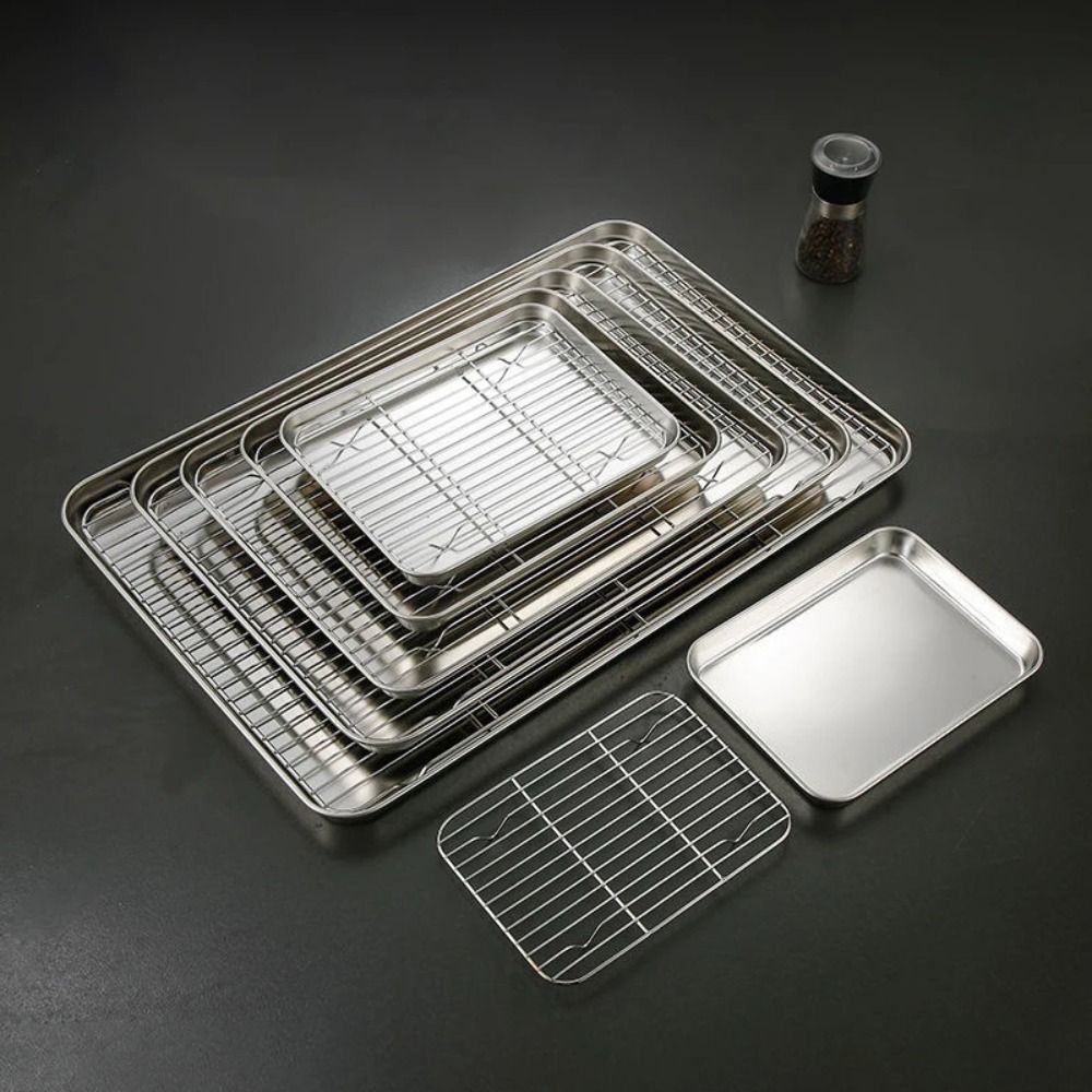 Bandeja de Horno Portátil Anti - Kitchen Oven Baking Pans reseña y precio