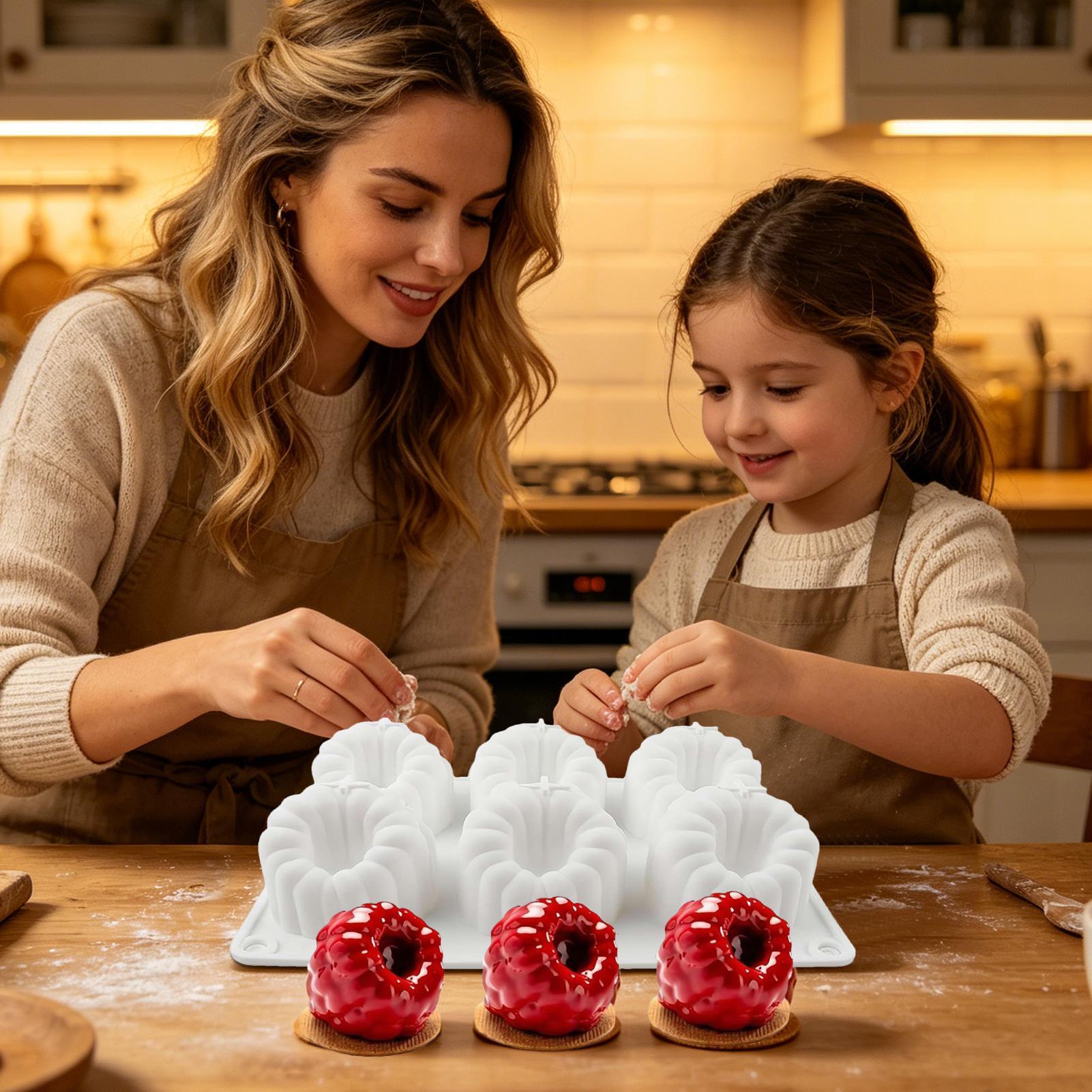 Molde 3D con Forma de Frambues - Kitchen Baking Decor reseña y precio
