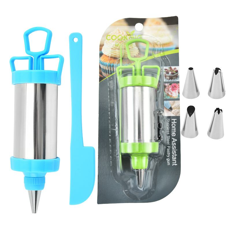 Juego de pistolas de acero ino - Kitchen Baking Decor reseña y precio