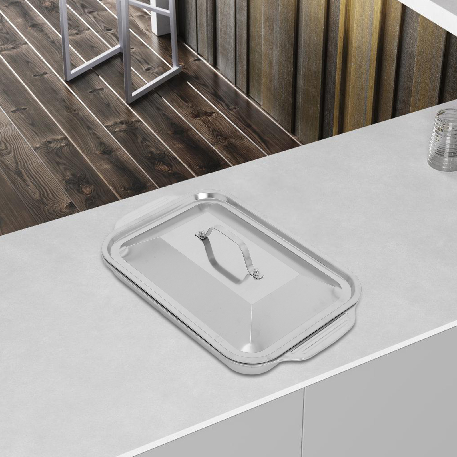 Bandeja Rectangular de Acero I - Kitchen Oven Baking Pans reseña y precio