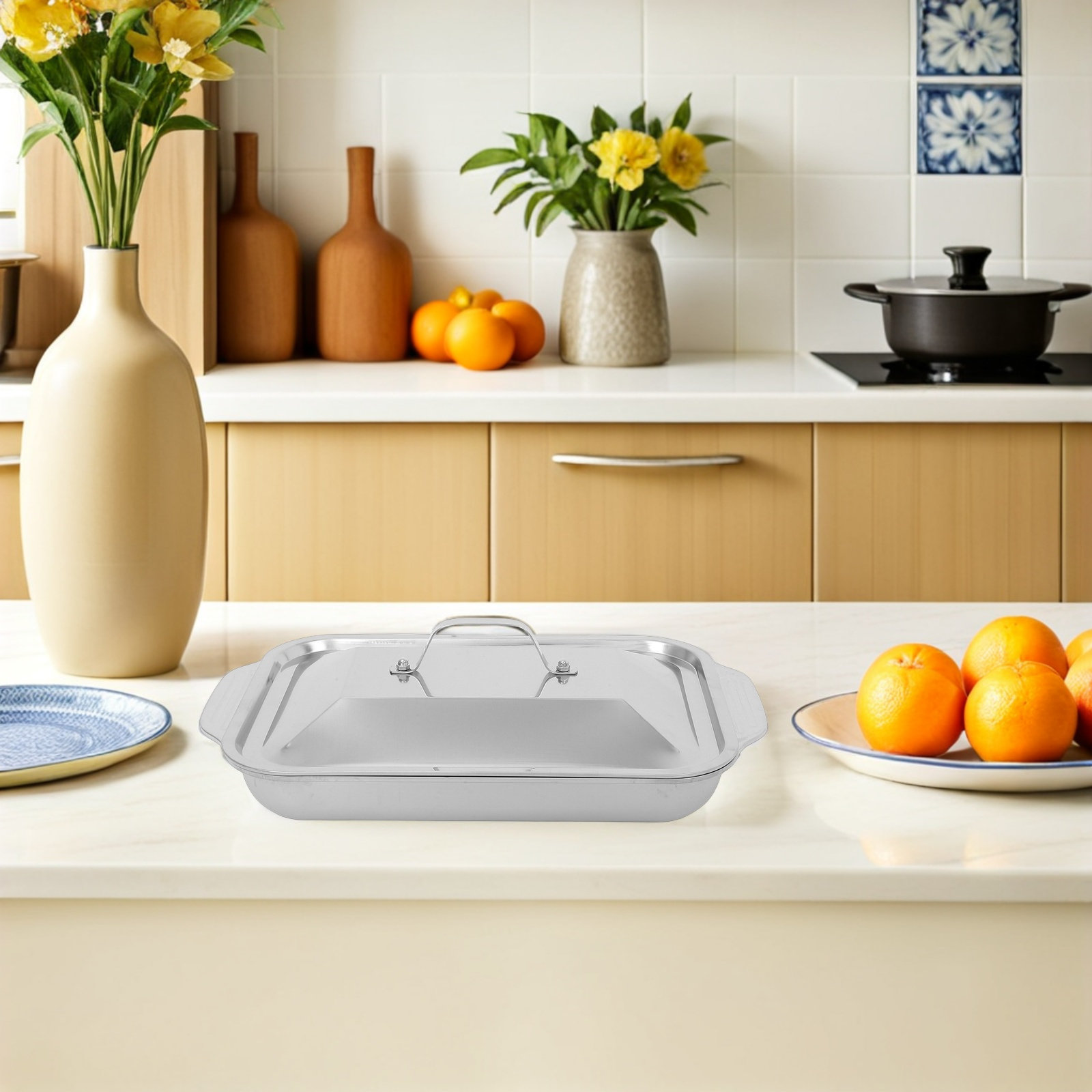 Bandeja Rectangular de Acero I - Kitchen Oven Baking Pans reseña y precio