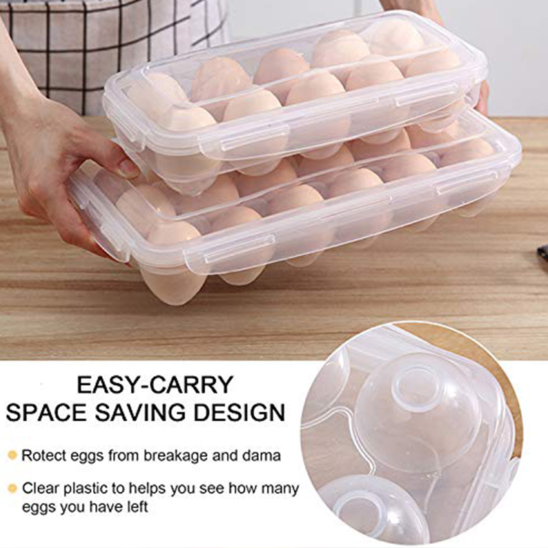 Caja de almacenamiento de huev - Kitchen Q reseña y precio