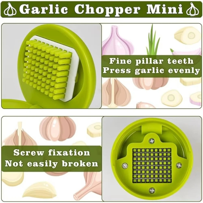 Prensa de Ajo Manual, Picadora - Kitchen Baking Tray Organizer reseña y precio