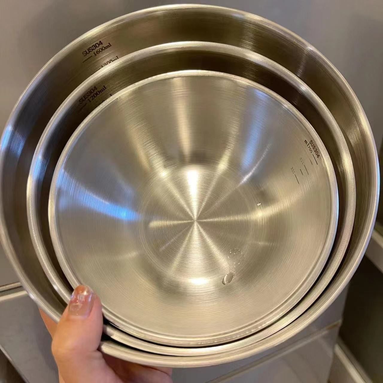 Juego de 3 Tazones de Acero In - Kitchen Baking Bowls reseña y precio