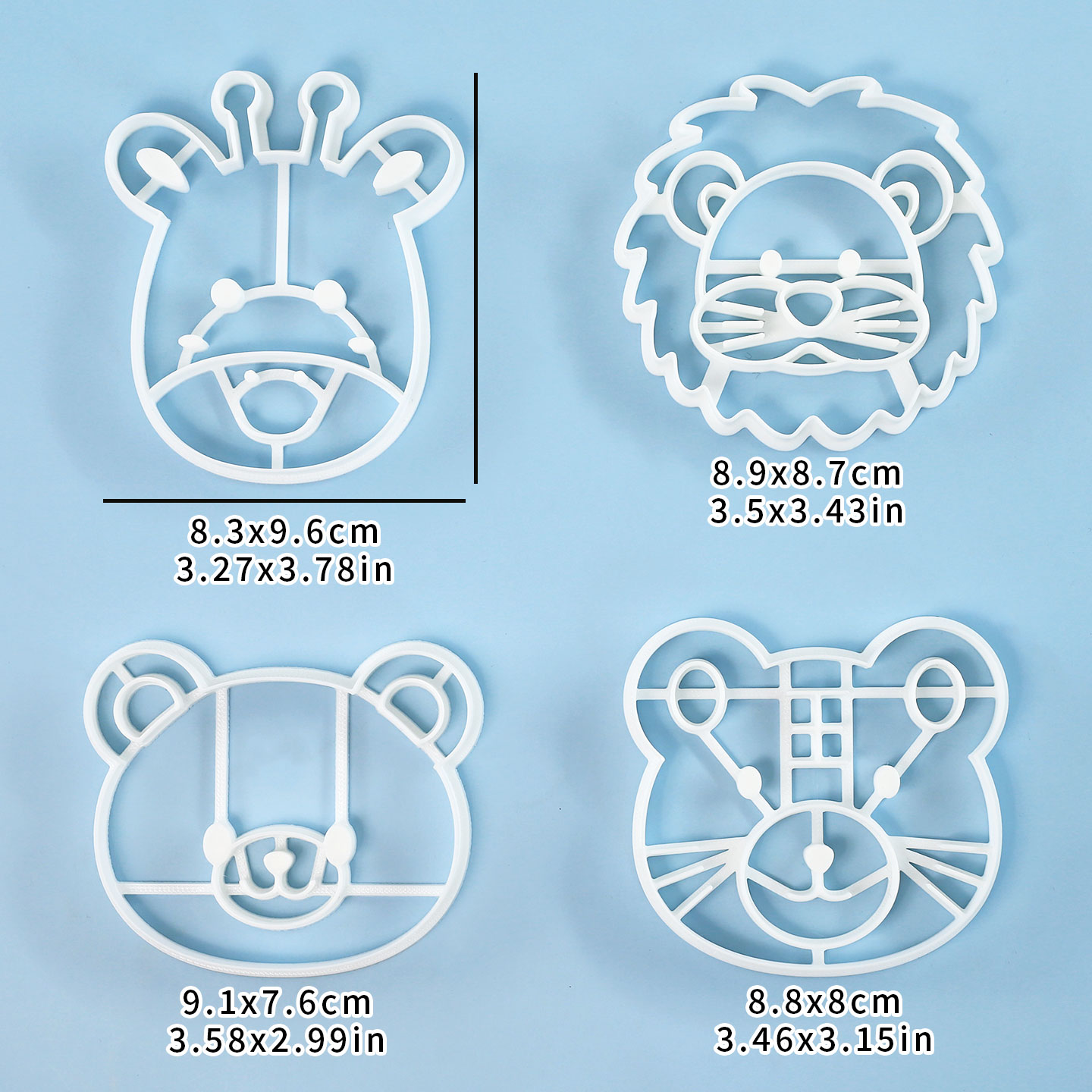 Juego de 4 Cortadores de Galle - Kitchen Baking Utensil reseña y precio