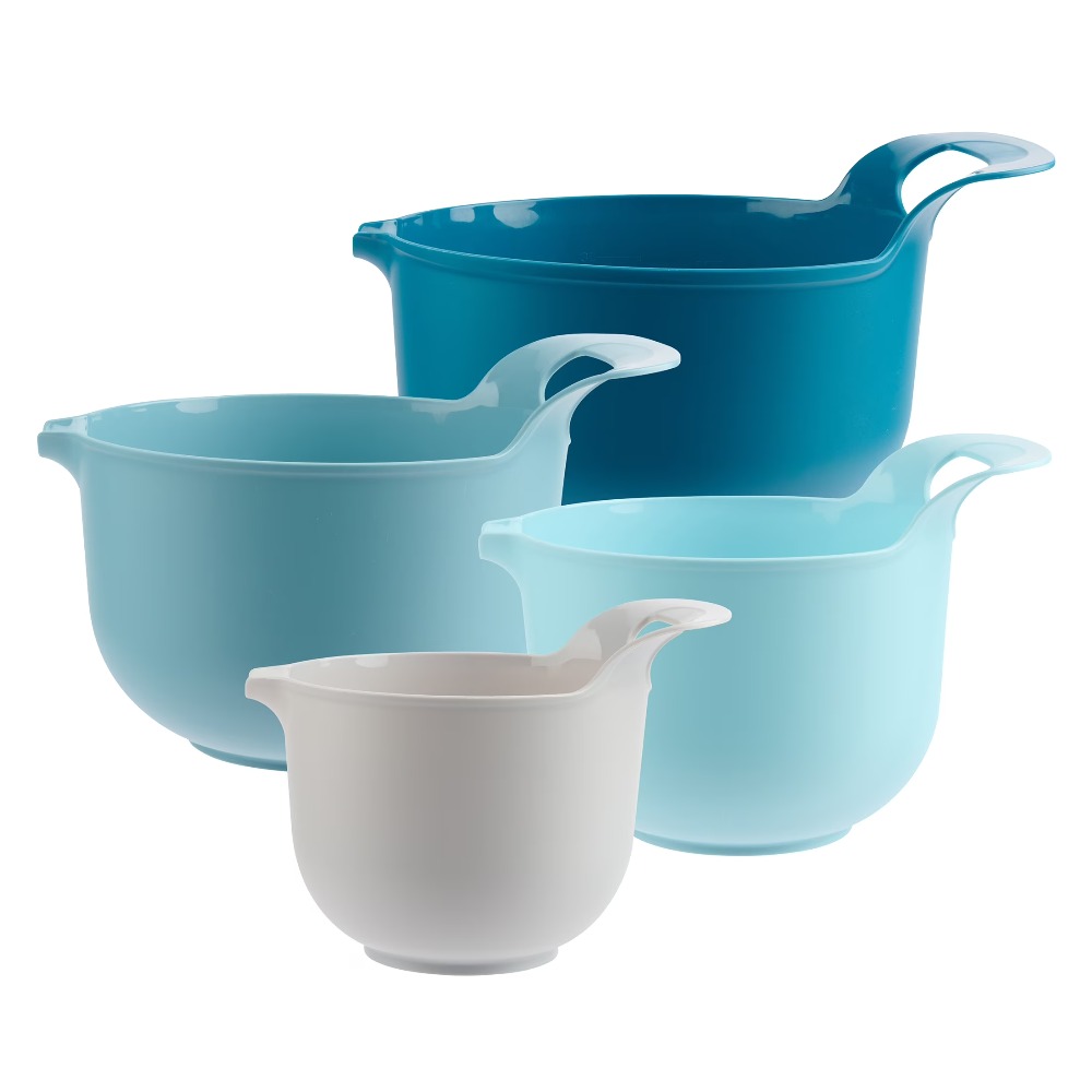 Juego de 4 tazones de plástico - Kitchen Baking Utensil reseña y precio
