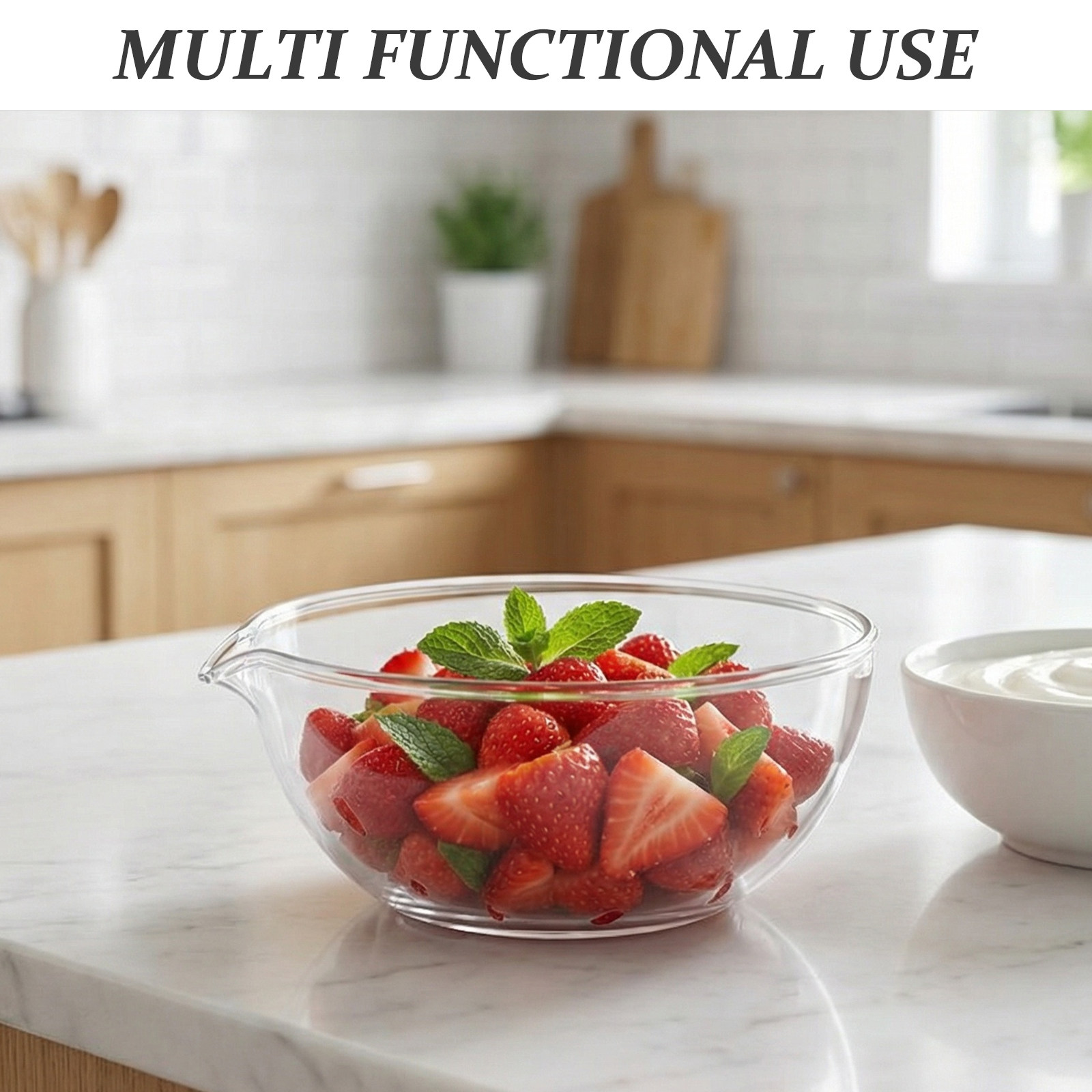 Juego de 2 Tazones de Vidrio T - Kitchen Baking Bowls reseña y precio